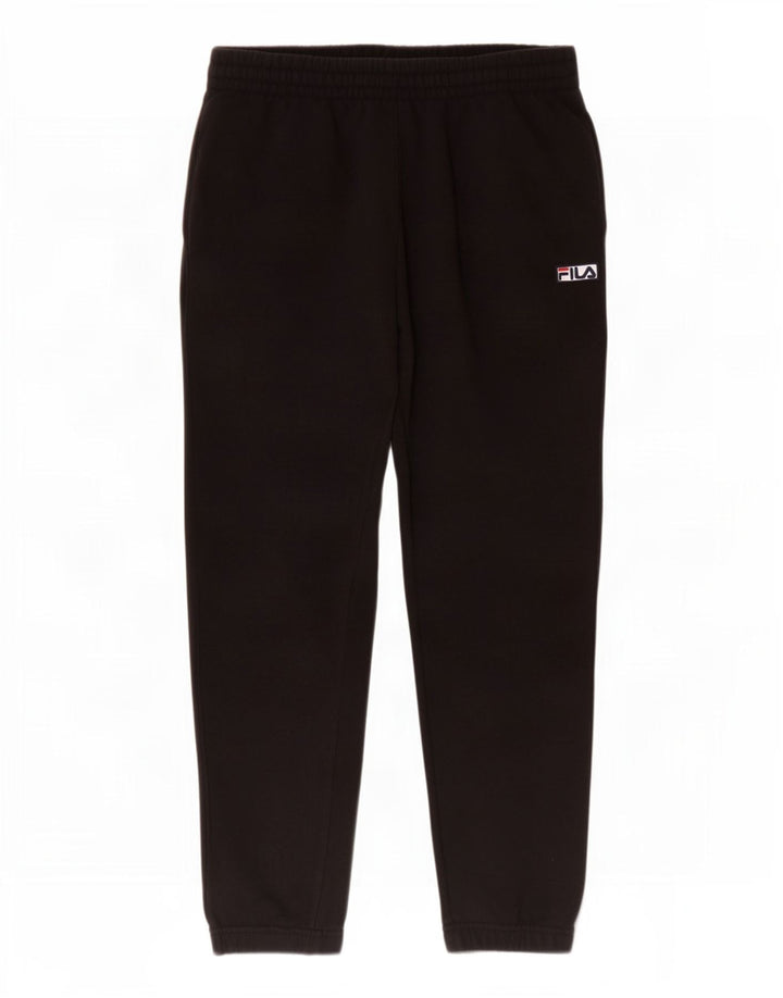 Ανδρική φόρμα Fila Παντελόνι Joggers Μεσαίο Μαύρο Βαμβακερό