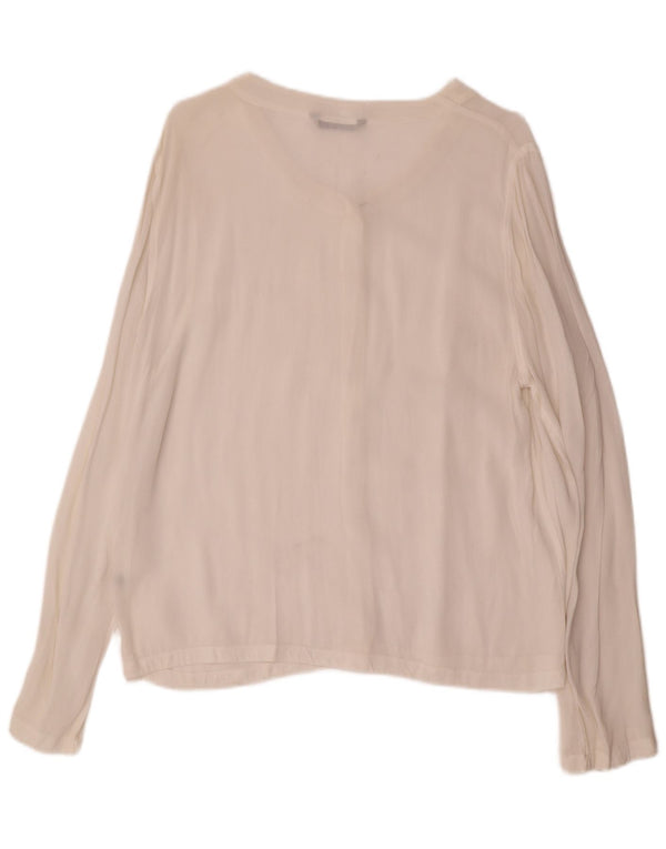 Marks & Spencer skjortebluse til kvinder UK 16 Large White