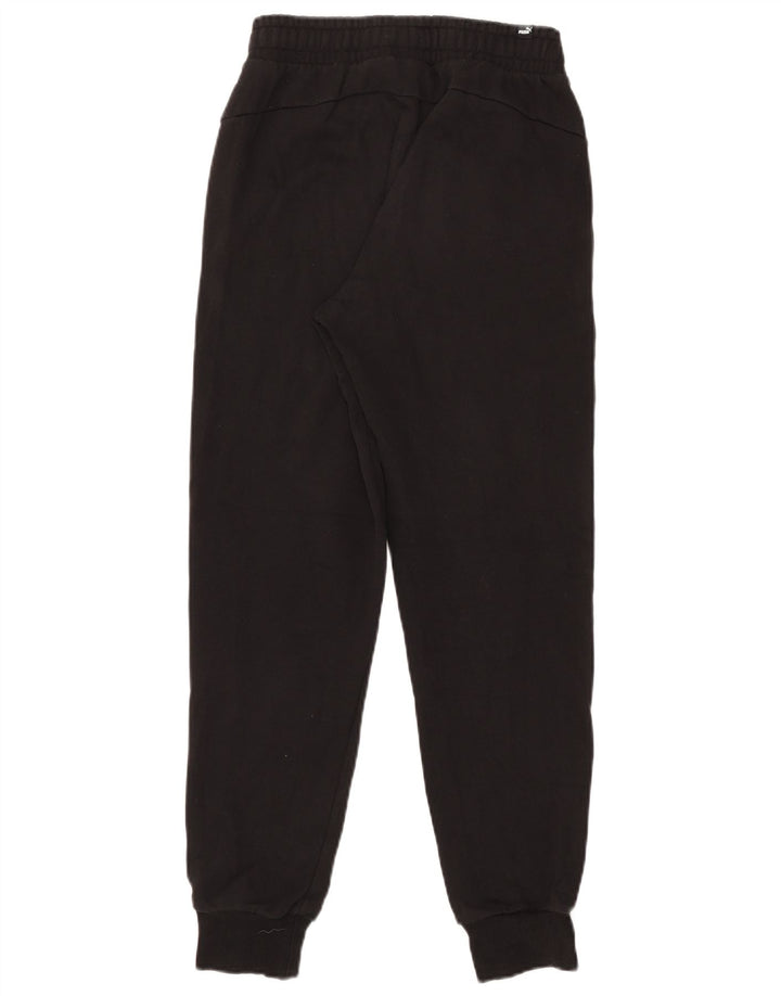 Puma Mens Tracksuit Trousers Joggers Small  Black Cotton