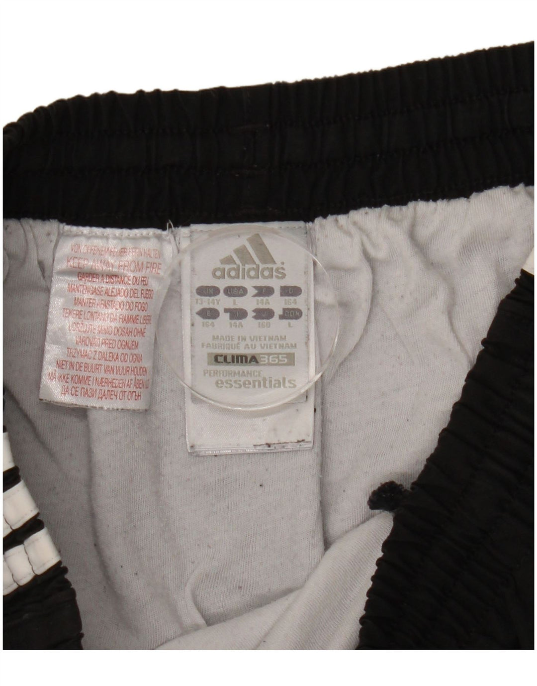 Adidas Boys Clima 365 Sport Shorts 13-14 Years  Black Polyester