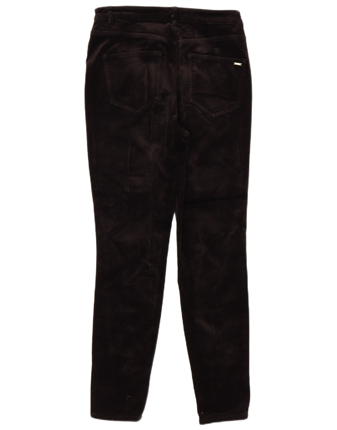MASSIMO DUTTI Womens Slim Casual Trousers EU 40 Medium W30 L29 Black