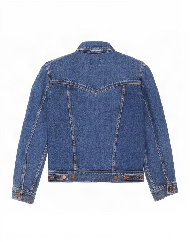 Wrangler Herre Casual Fit denimjakke UK 40 Large Blue