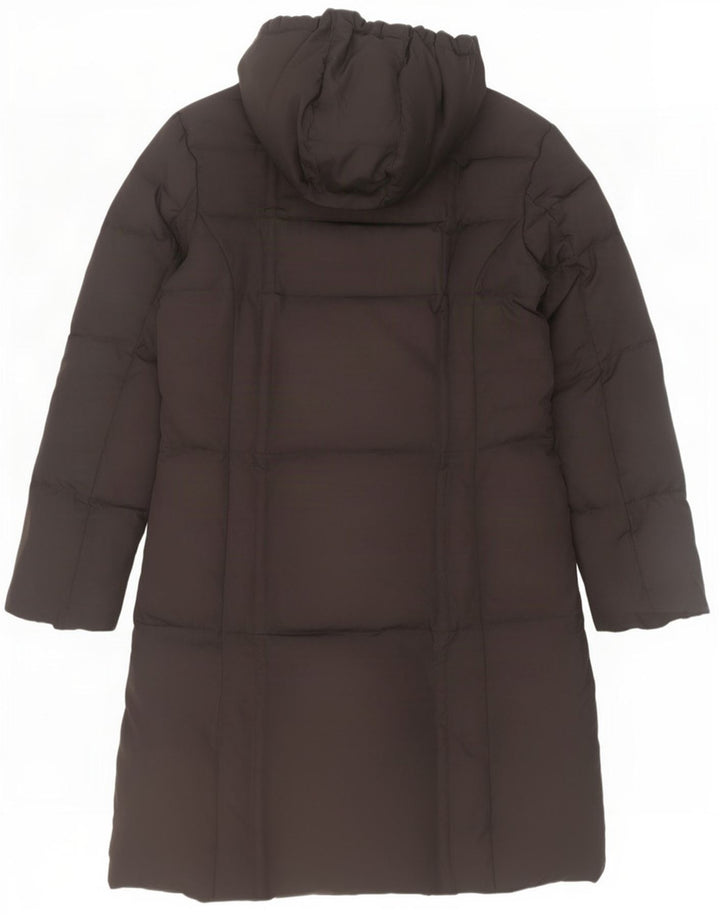 Fila Manteau rembourré à capuche pour femme UK 12 Medium Noir Polyester