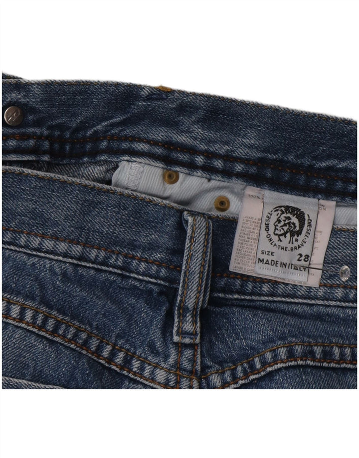 Diesel Damen Bootcut Jeans W28 L30 Blaue Baumwolle
