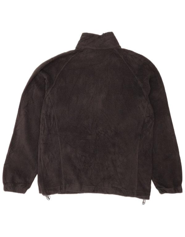 Columbia Mens Fleece Jacket UK 38 Medium Black Polyester