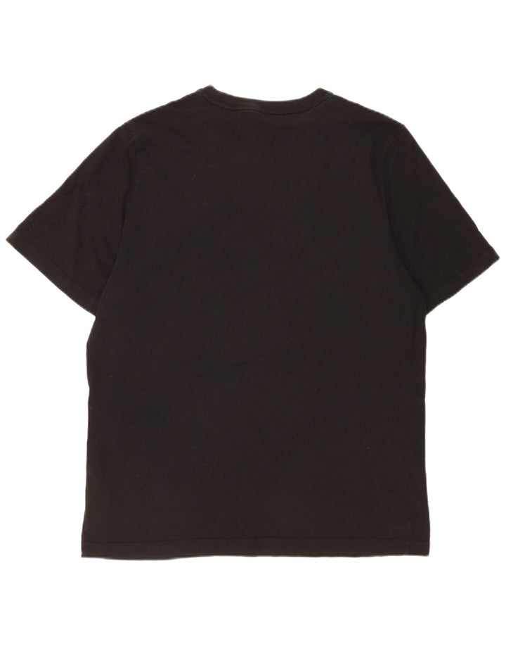 Puma Herre Grafisk T-Shirt Top Stor Sort Bomuld
