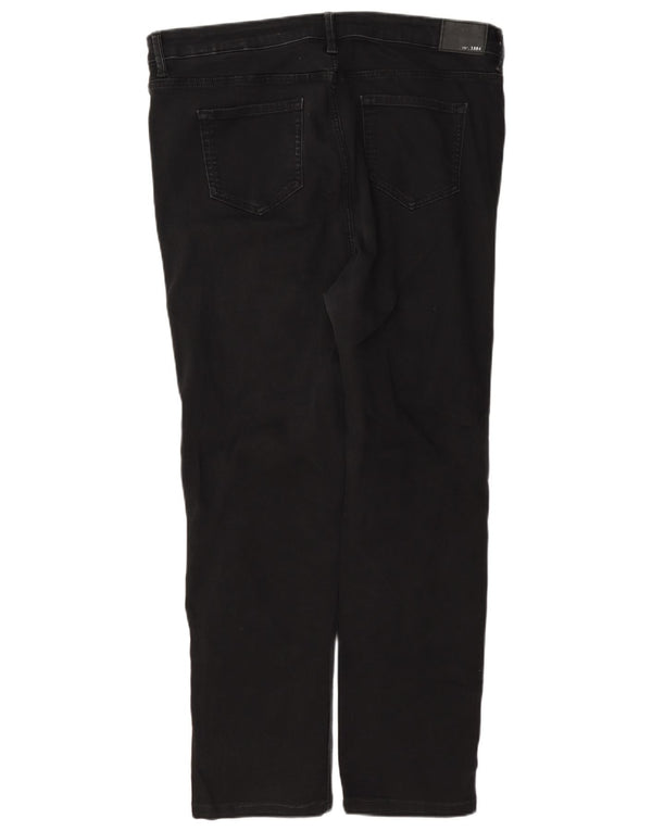 Женские прямые джинсы Marks & Spencer The Sophia UK 18 XL W36 L28 черные