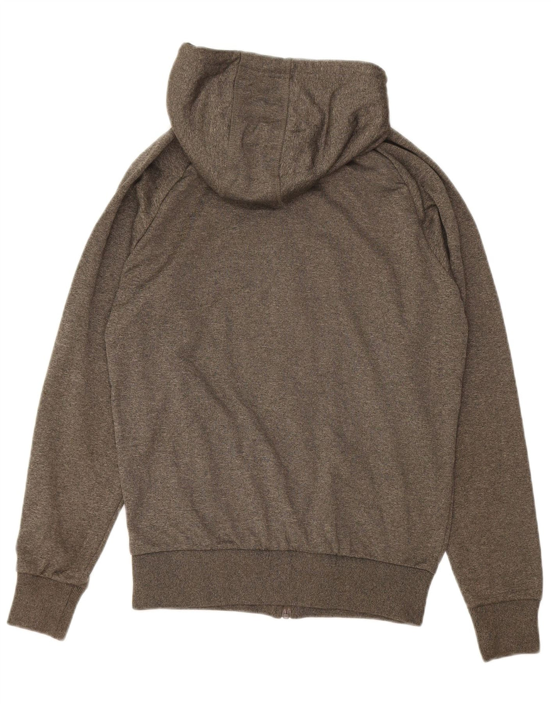 ELLESSE Mens Graphic Zip Hoodie Sweater XS Grey Flecked Polyester