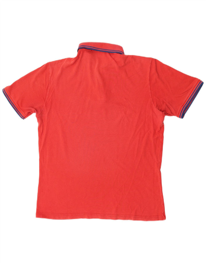 Fred Perry Mens Polo Shirt Medium Red Cotton