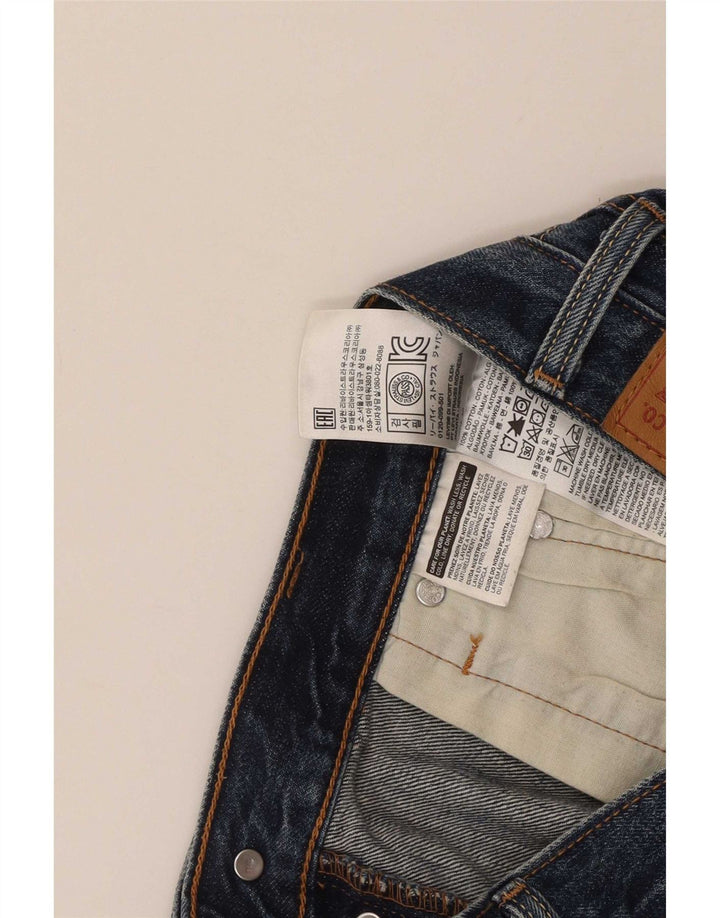Levi's Dame Denim Hot Pants W29 Medium Blue Cotton