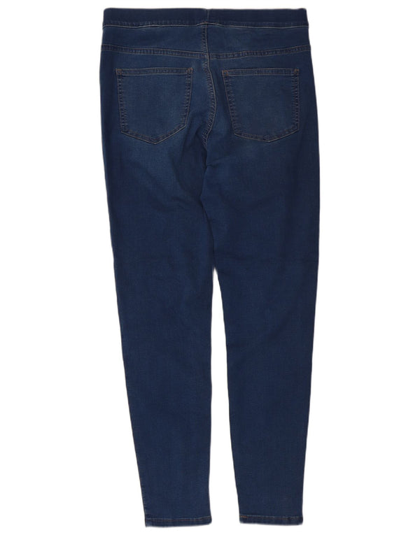 Marks & Spencer Dame Jegging Jeans UK 12 Medium W30 L27 Marineblå Bomuld