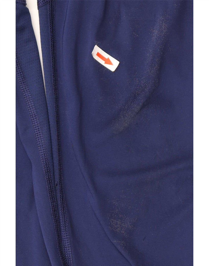 Adidas Womens Leggings UK 14 Medium Navy Blue