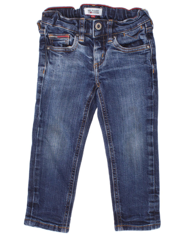 Blugi slim pentru baieti Tommy Hilfiger 2-3 ani W20 L15 Bumbac Albastru
