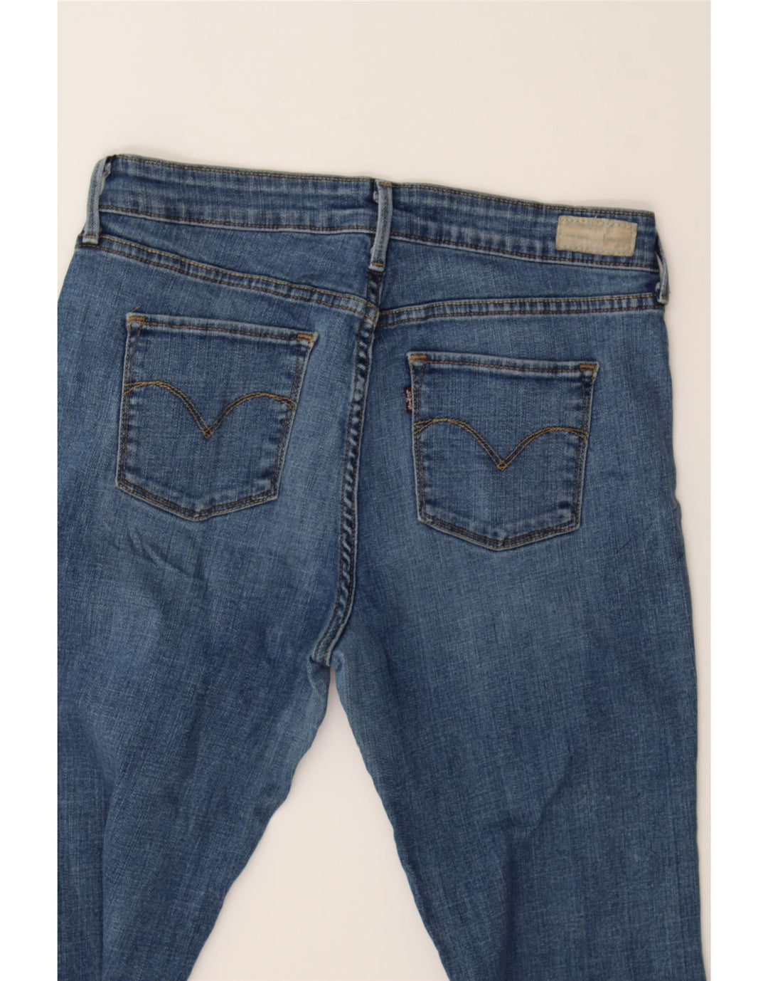 LEVI'S Womens Curvy Straight Jeans US 10 Large W32 L32 Blue Vintage Levi's and Second-Hand Levi's from Messina Hembry 