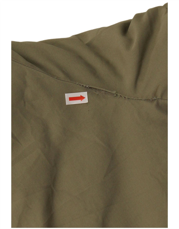 Woolrich Mens Hooded Padded Jacket UK 42 XL Khaki