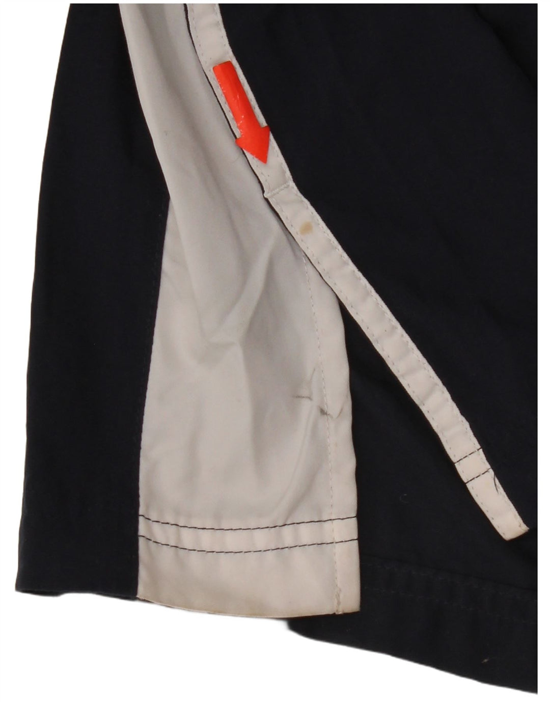 Nike Womens Tracksuit Trousers US 8/10 Medium Navy Blue Colourblock