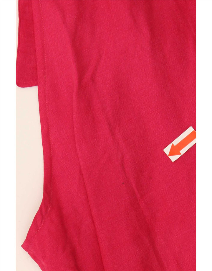 Erreuno Womens Sleeveless Shirt Blouse IT 44 Medium Pink