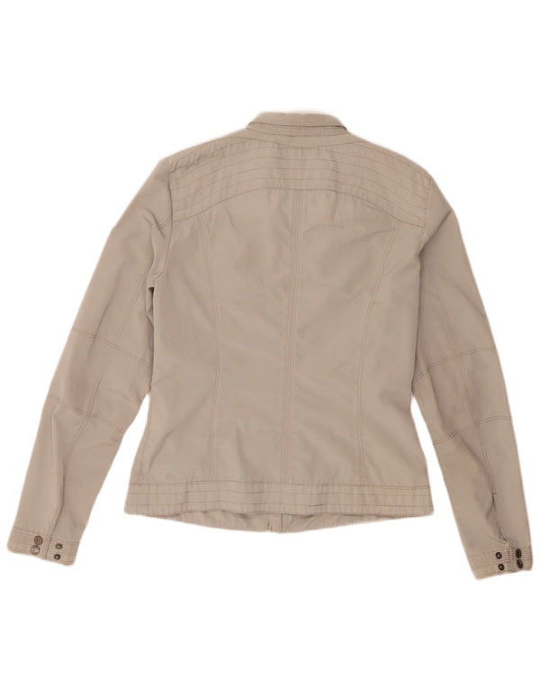 Geox Womens Utility Jacke UK 8 Small Grau Polyester