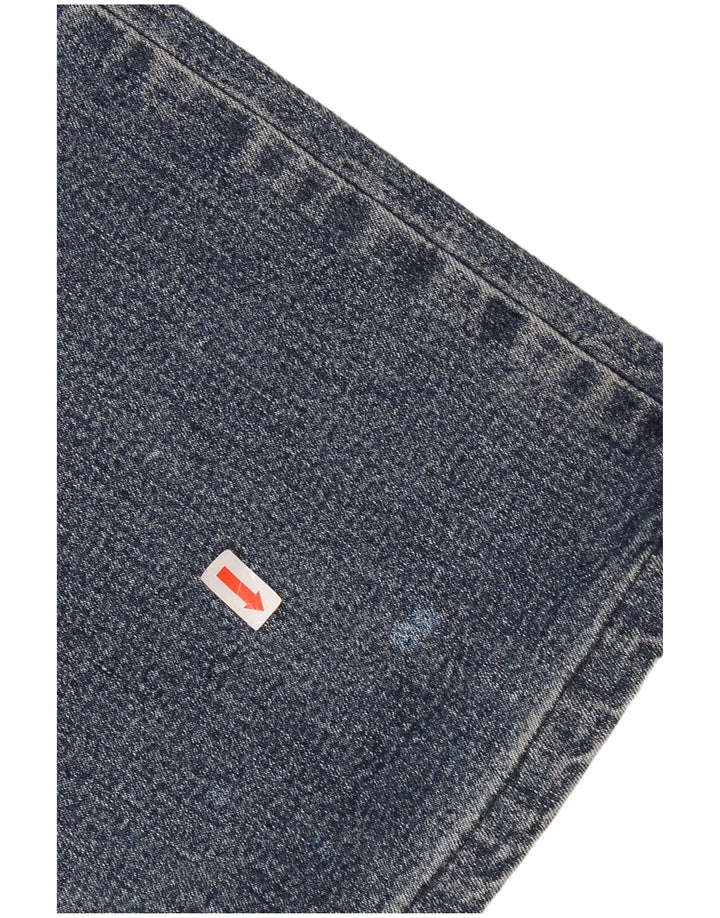 Trussardi Womens Straight Jeans W29 L30 Blue Cotton