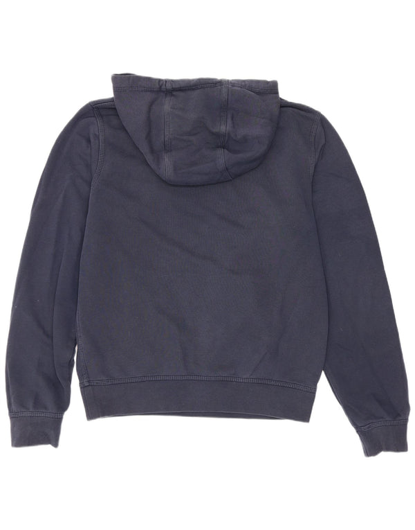 Felpa con cappuccio da uomo Nike Small in cotone blu navy