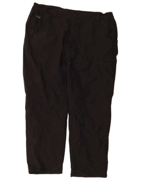 Mountain Warehouse Womens Windbreaker Trousers UK 18 XL W40 L29 Black
