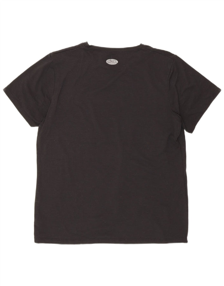 T-shirt grafica da donna Under Armour Top UK 14 grande poliestere nero