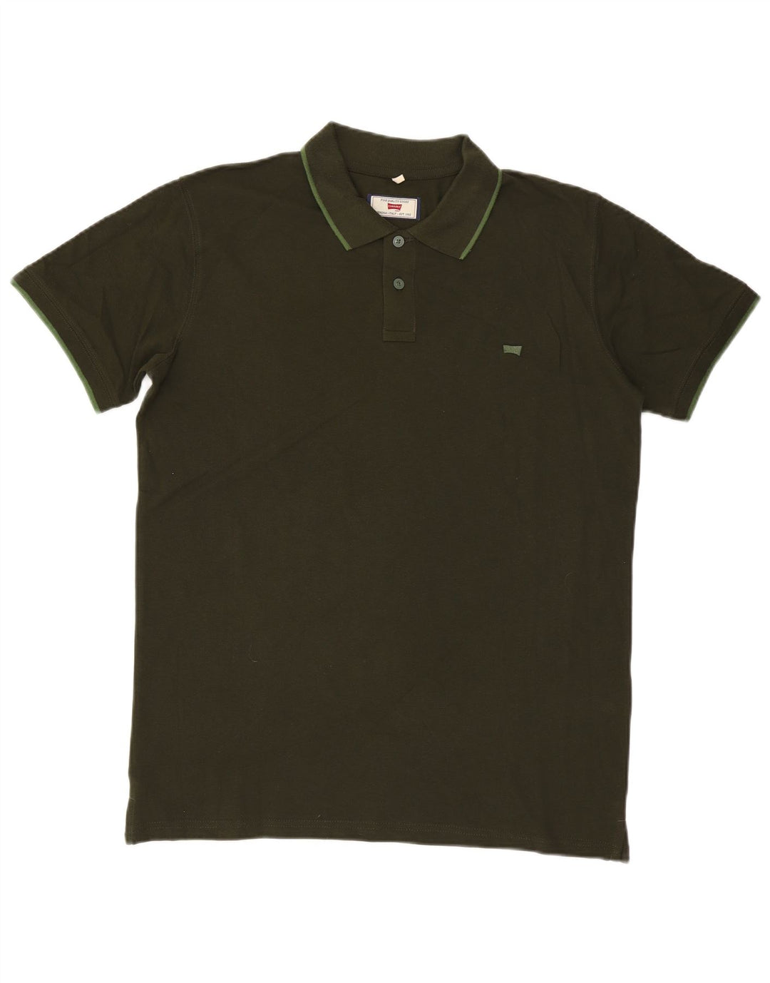Carrera Mens Polo Shirt XL Khaki Cotton