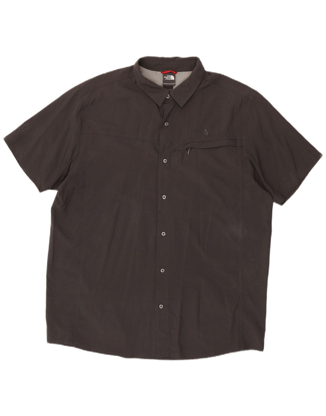 The North Face Kortærmet Herreskjorte 2XL Grå Nylon