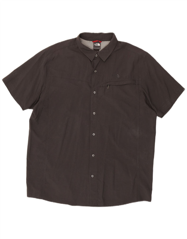 The North Face Kortærmet Herreskjorte 2XL Grå Nylon
