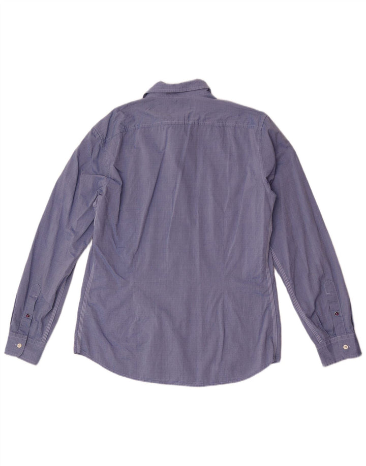 Diesel Mens Shirt XL Blue Cotton