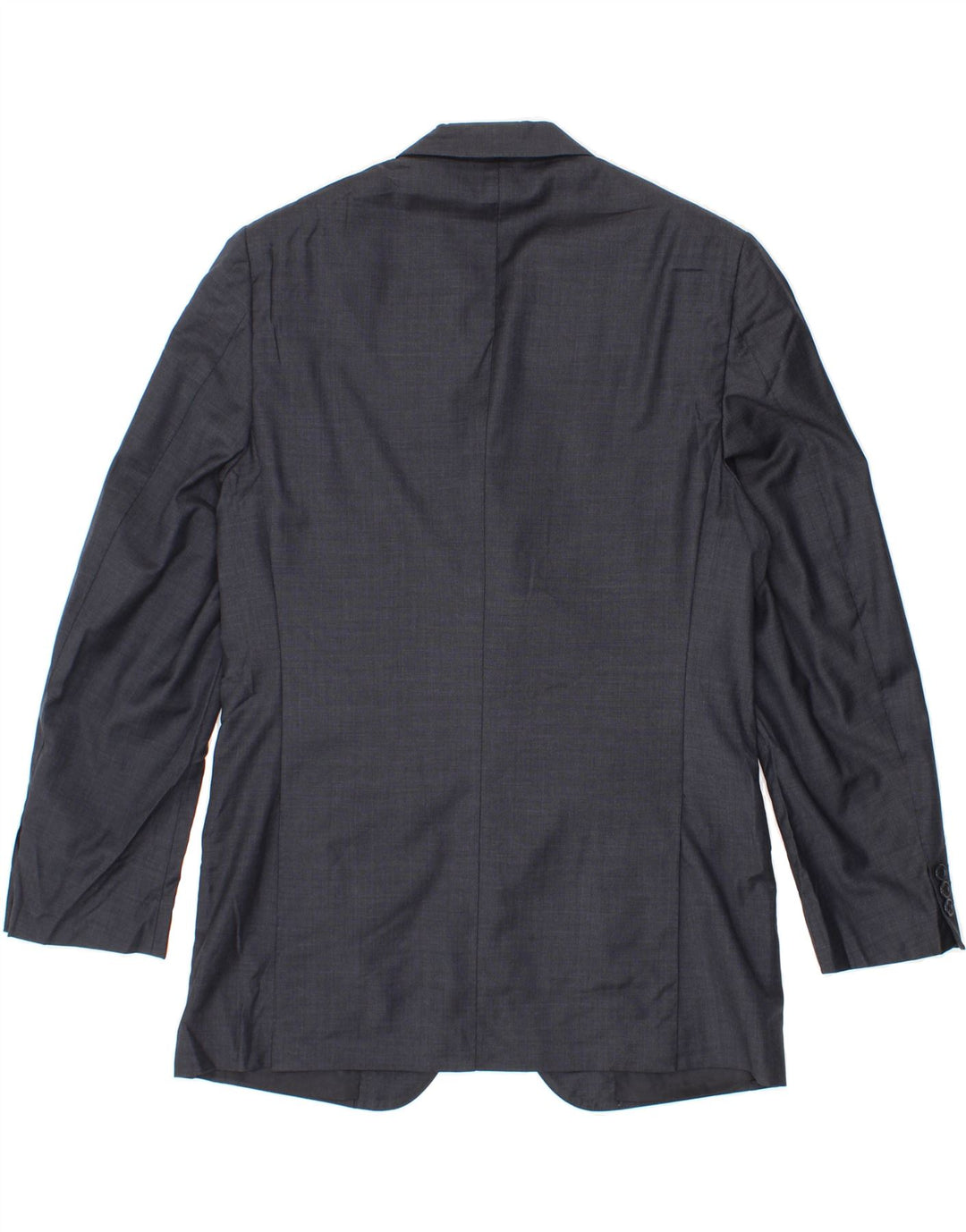 MASSIMO DUTTI Mens 3 Button Blazer Jacket EU 50 Medium Navy Blue Wool Vintage Massimo Dutti and Second-Hand Massimo Dutti from Messina Hembry 