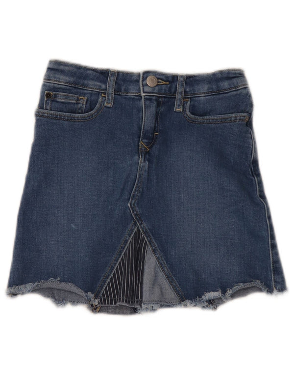 Mini gonna di jeans per ragazze Calvin Klein 9-10 anni W22 in cotone blu