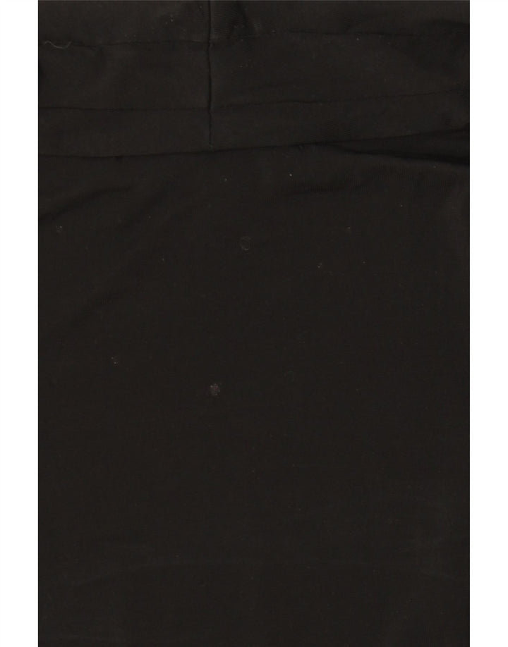 Max Mara Womens Sleeveless Blouse Top UK 20 2XL Black Viscose