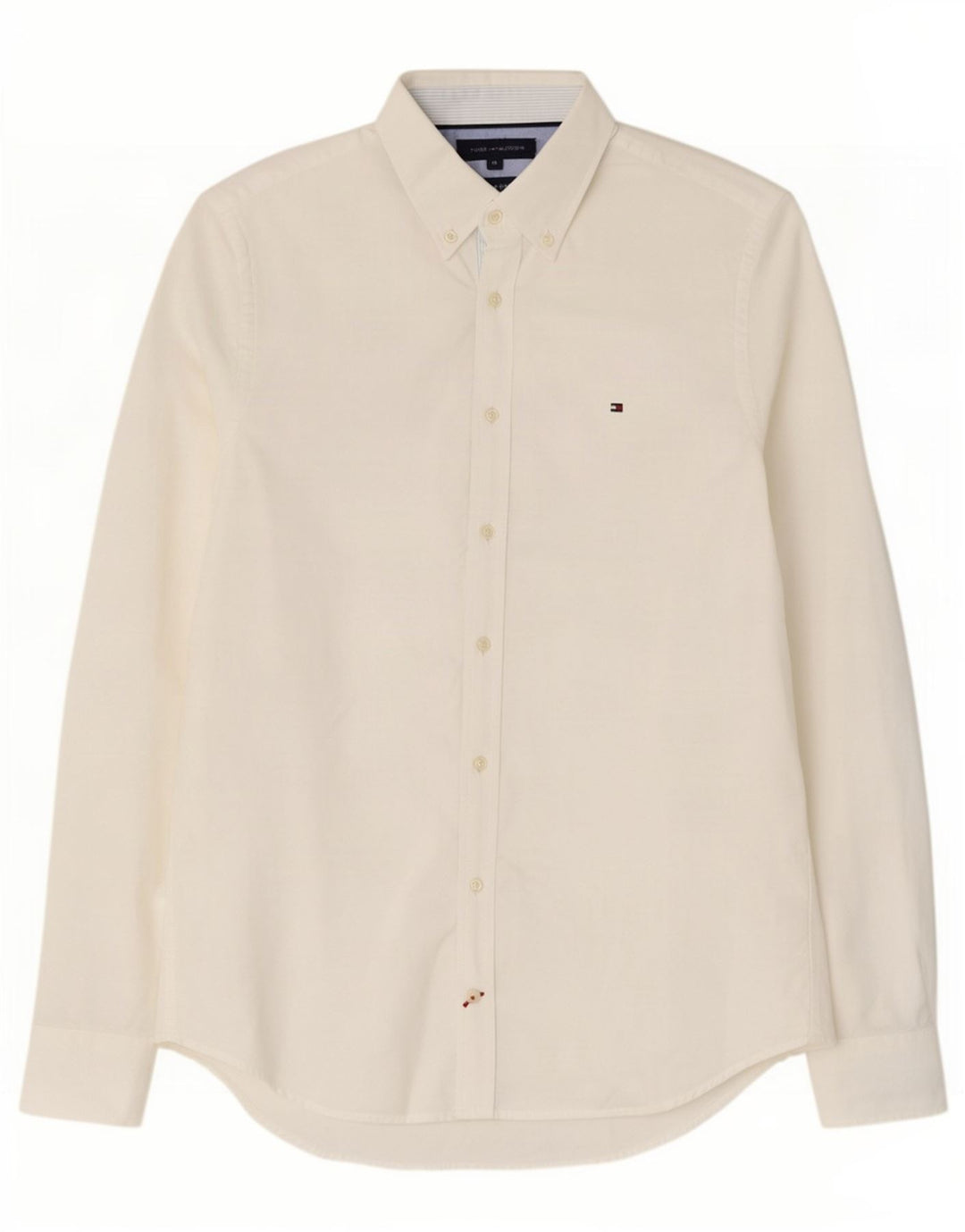 Tommy Hilfiger Herre Slim Fit skjorte Medium Hvid Bomuld