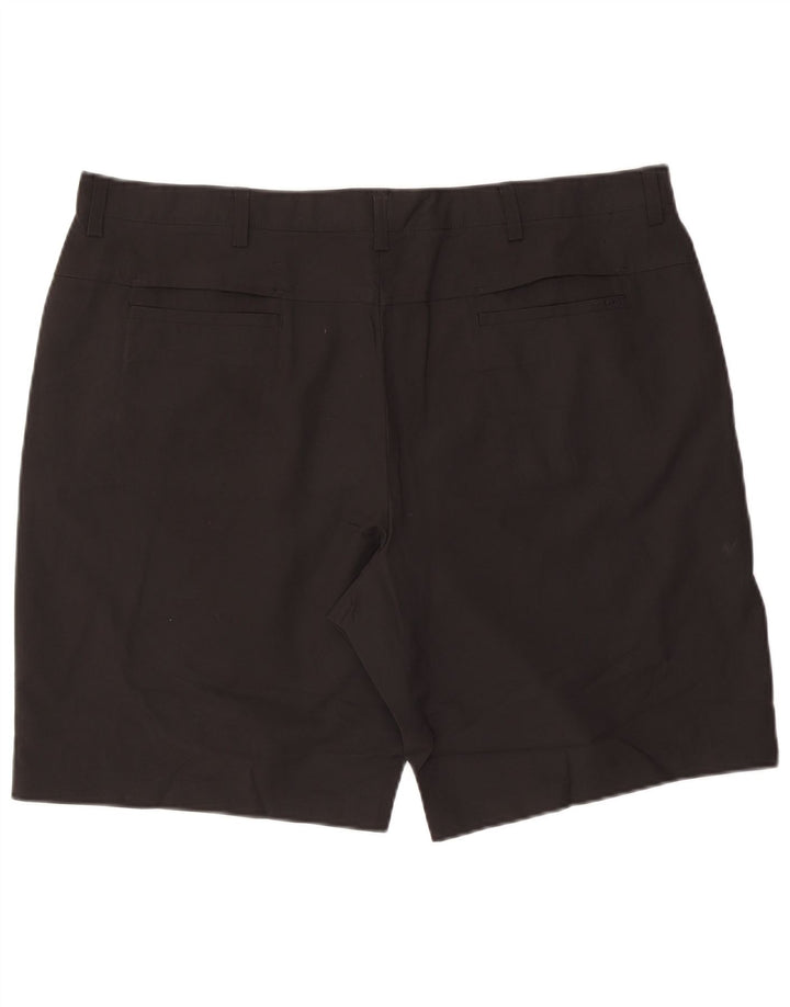 Izod Herre Chino Shorts W42 2XL Sort Polyester