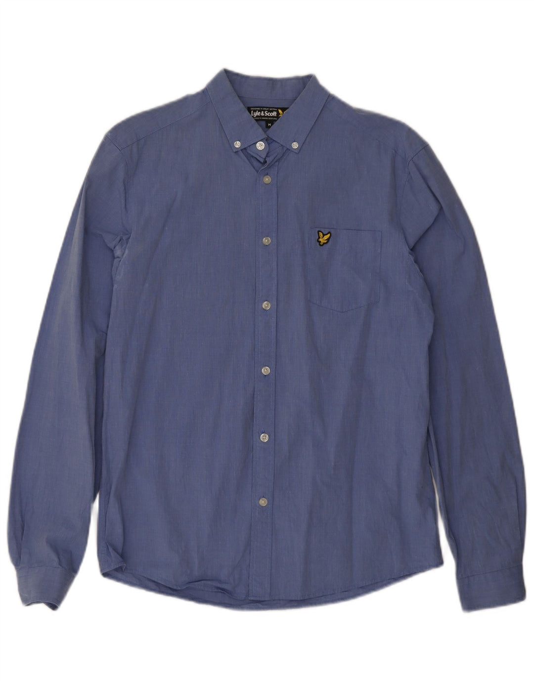 Lyle & Scott Chemise Homme Bleu Moyen Coton