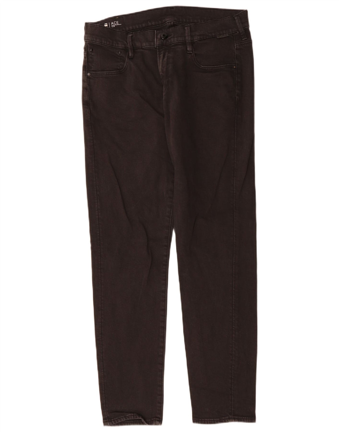 G-Star Womens Ace Slim Jeans W30 L30 Black Cotton