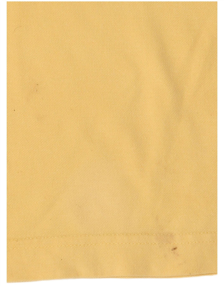 Kappa Herren-Poloshirt aus mittelgelber Baumwolle