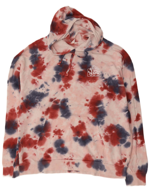 Vans Mens Graphic Loose Fit Hoodie Jumper Large Multicoloured Tie Dye