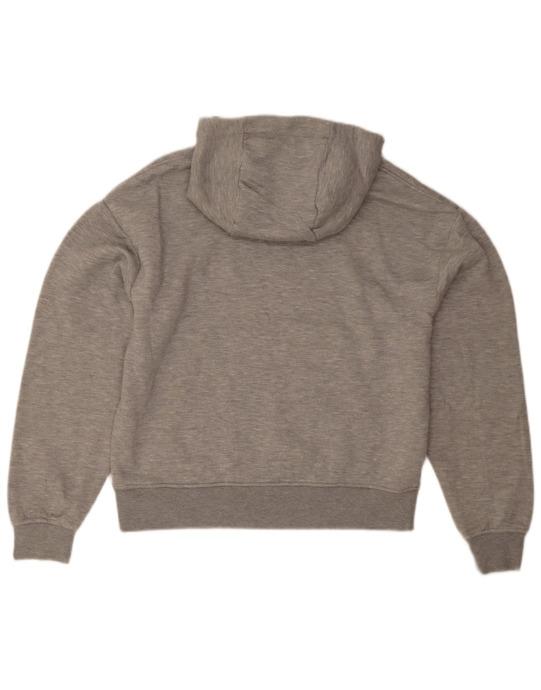 Zara moletom com capuz masculino pequeno poliéster manchado cinza