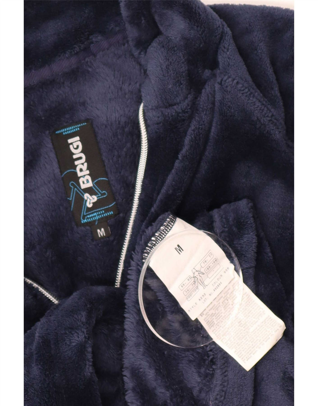 Brugi Dame Fleecejakke UK 14 Medium Navy Blue Polyester