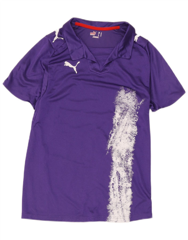 Puma Herren Poloshirt Medium Purple Colourblock