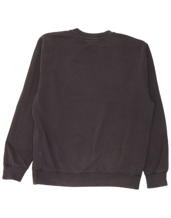 Nike Mens Sweatshirt Jumper Medium Black Cotton