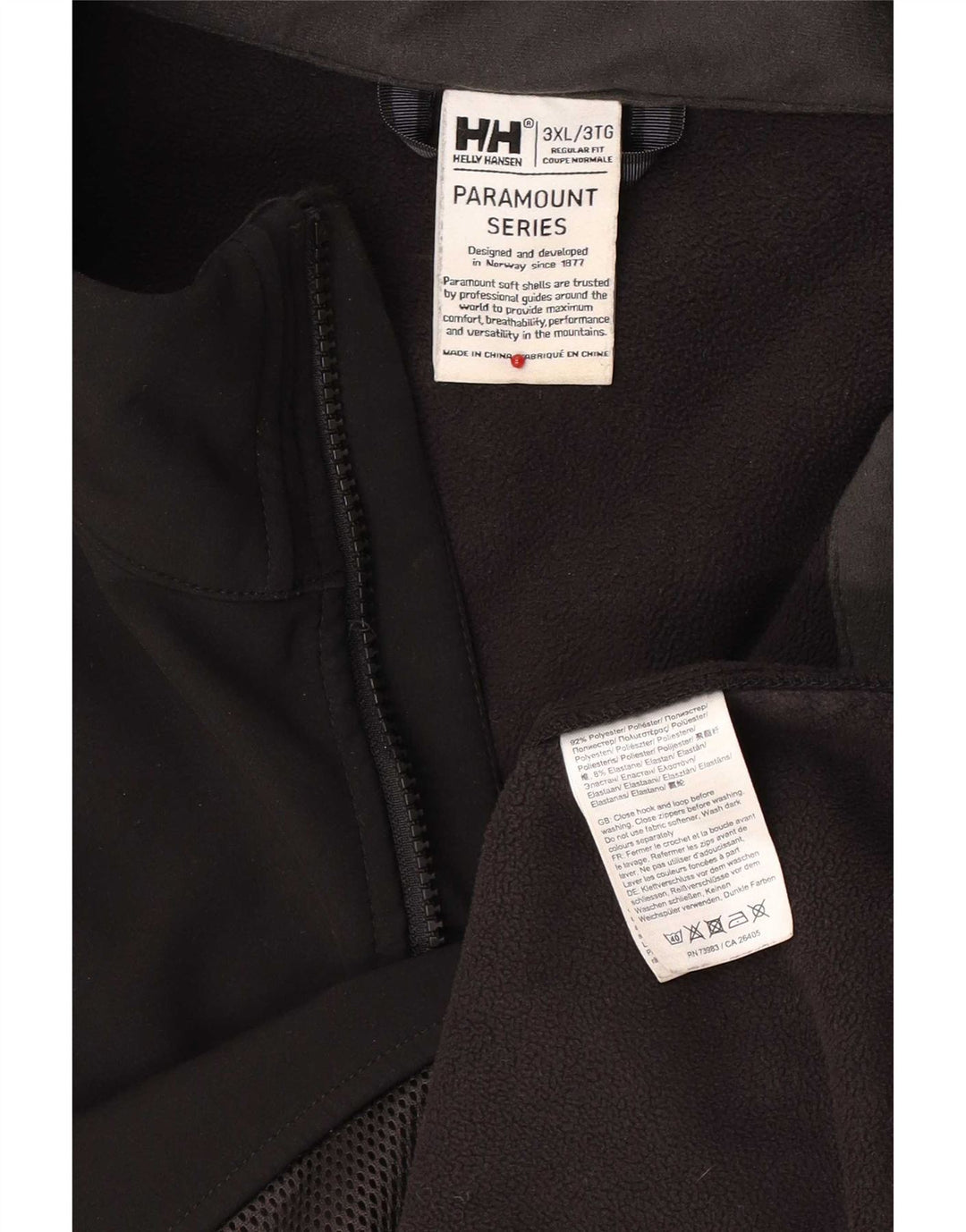 Helly Hansen muška vjetrovka Regular Fit jakna UK 46 3XL crni poliester