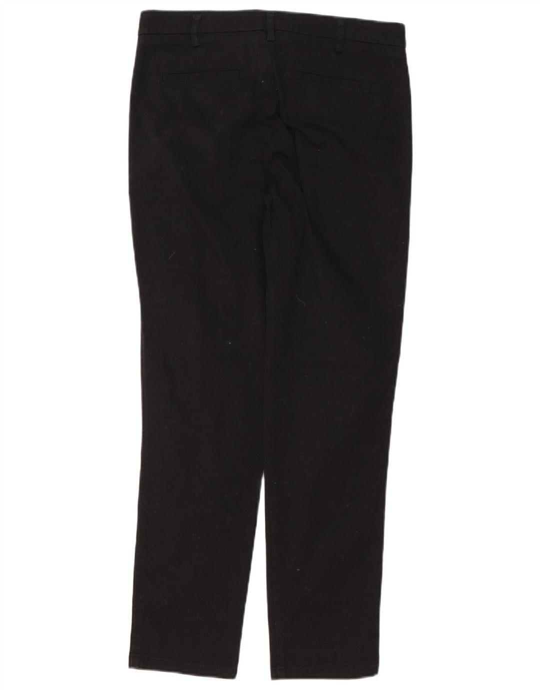 Benetton Womens Slim Chino Trousers W29 L29 Black