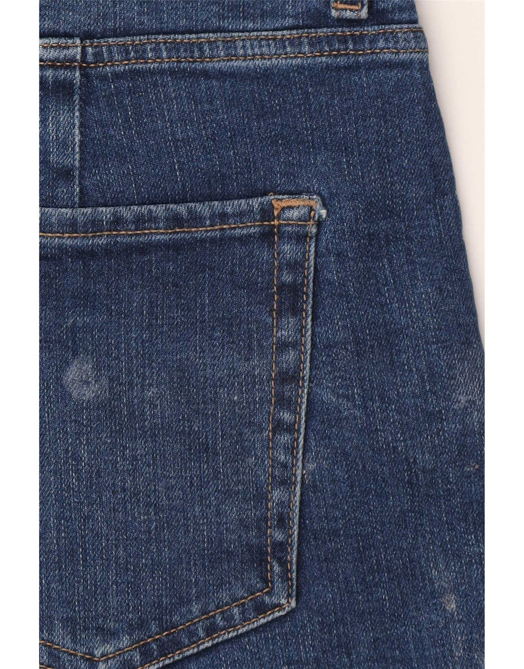 Marks & Spencer Womens High Rise Cropped Jeans UK 12 Medium W30 L25 Blue