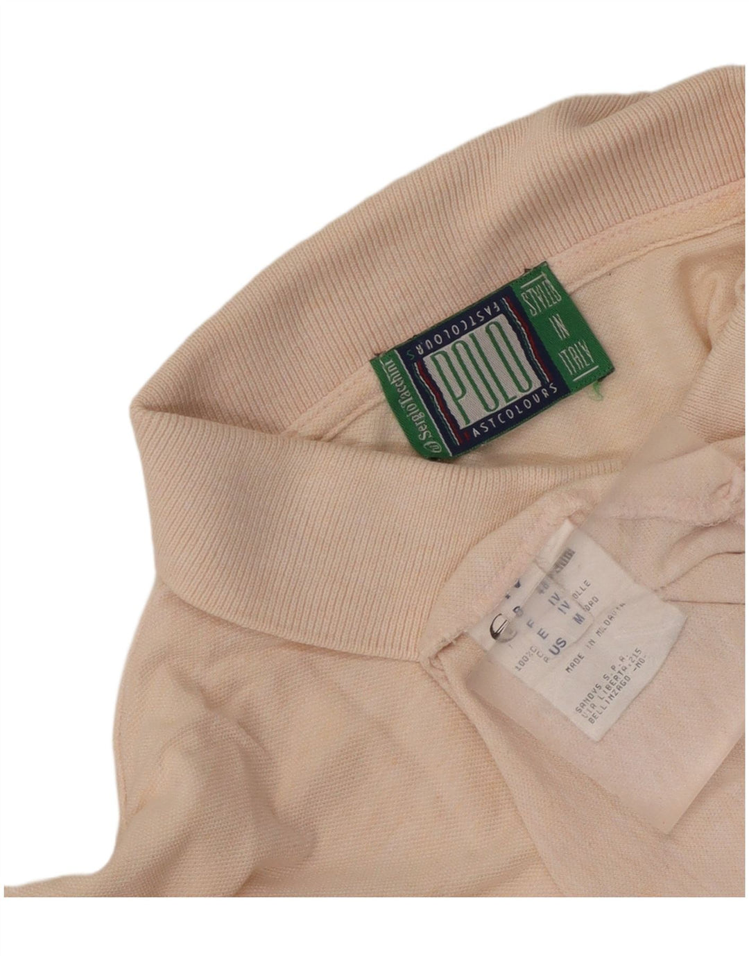Sergio Tacchini Herren-Poloshirt aus mittelrosa Baumwolle