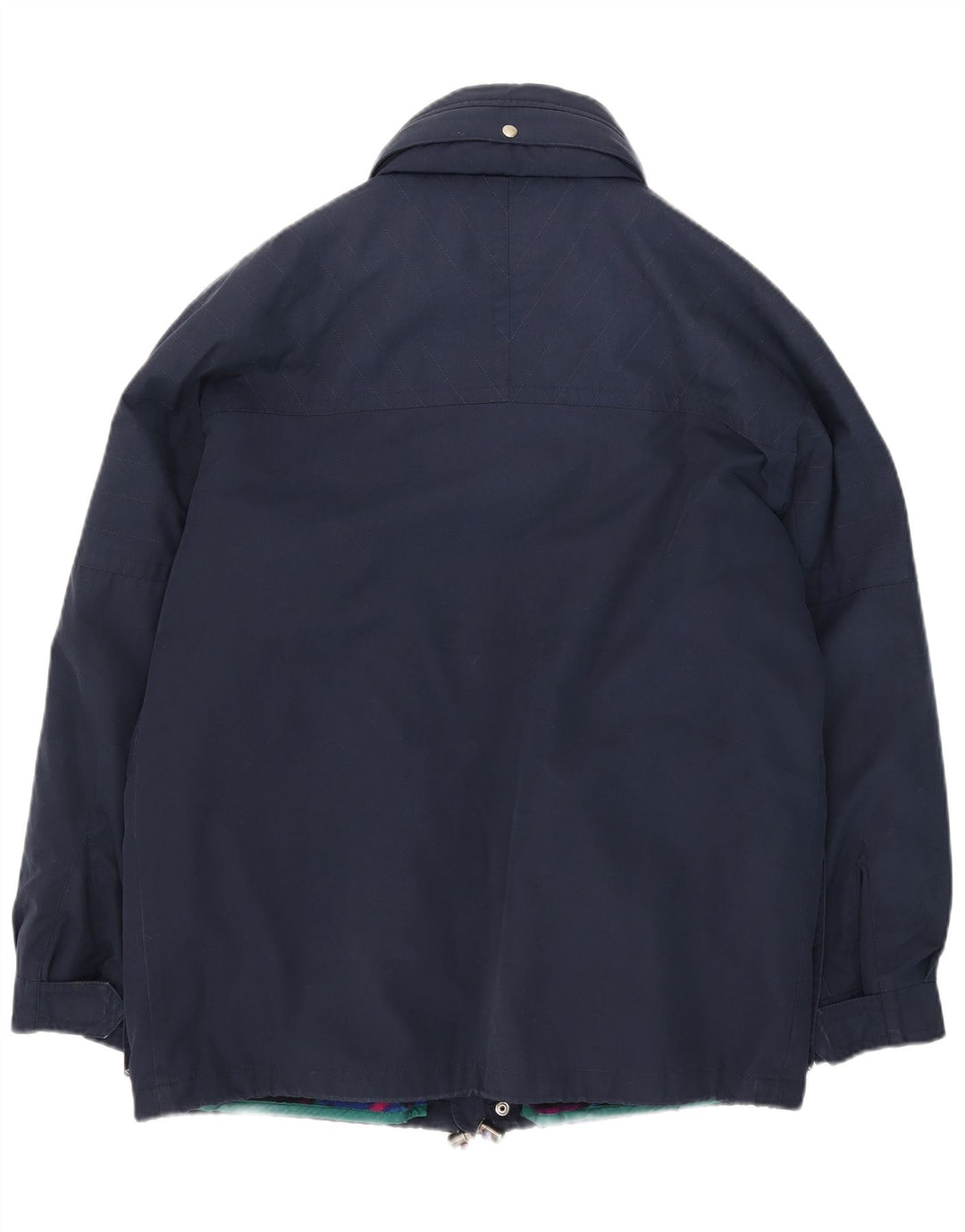 Fila Mens Hooded Utility Jacket UK 40 Large Navy Blue Polyester