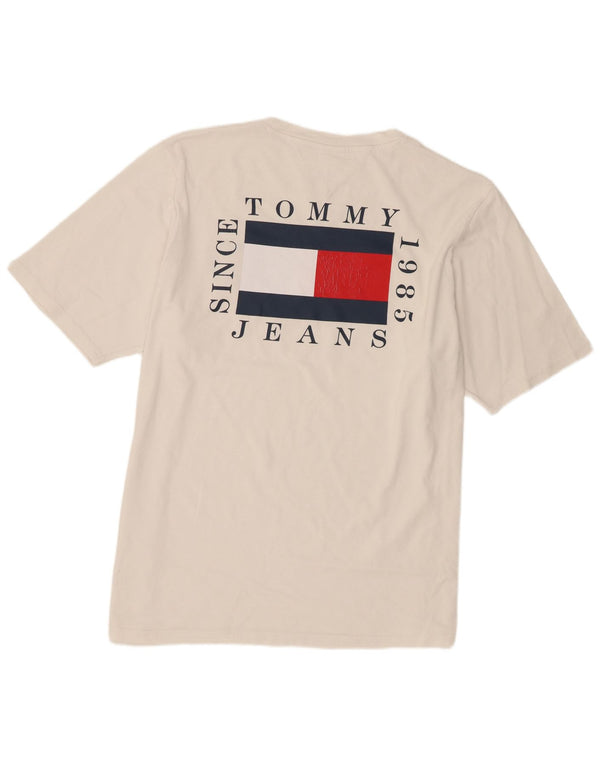 Tommy Hilfiger Mens Graphic T-Shirt Top 3XL White Cotton