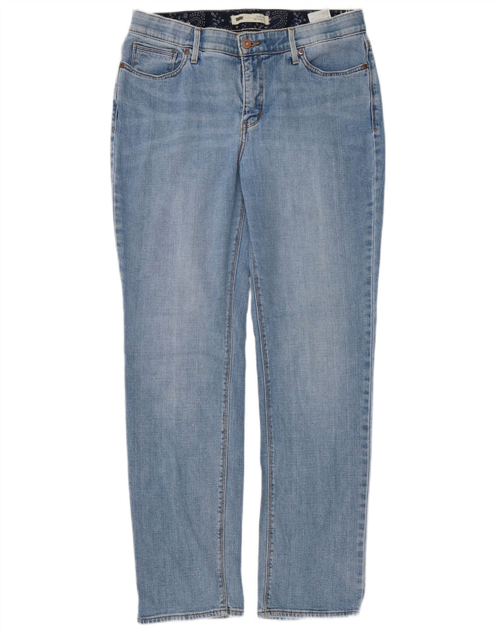 Levi's Dame 525 Straight Jeans W32 L32 Blå Bomuld